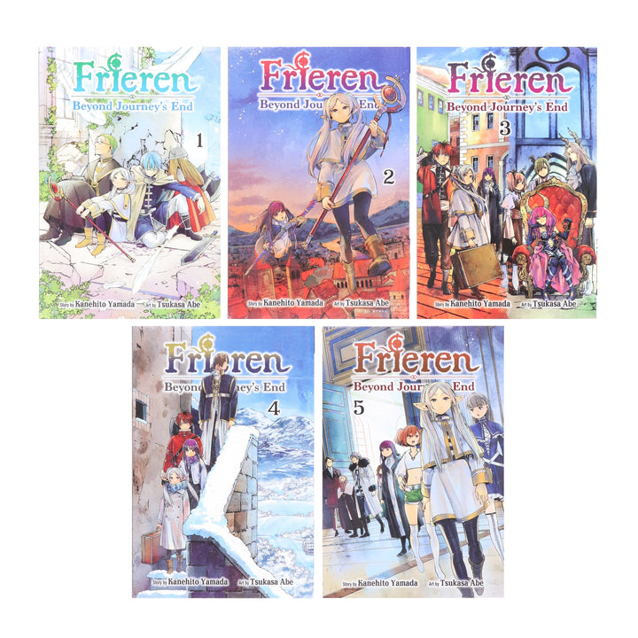 Frieren: Beyond Journey’s End Series By Kanehito Yamada: 5 Books Collection Set - Manga - Paperback