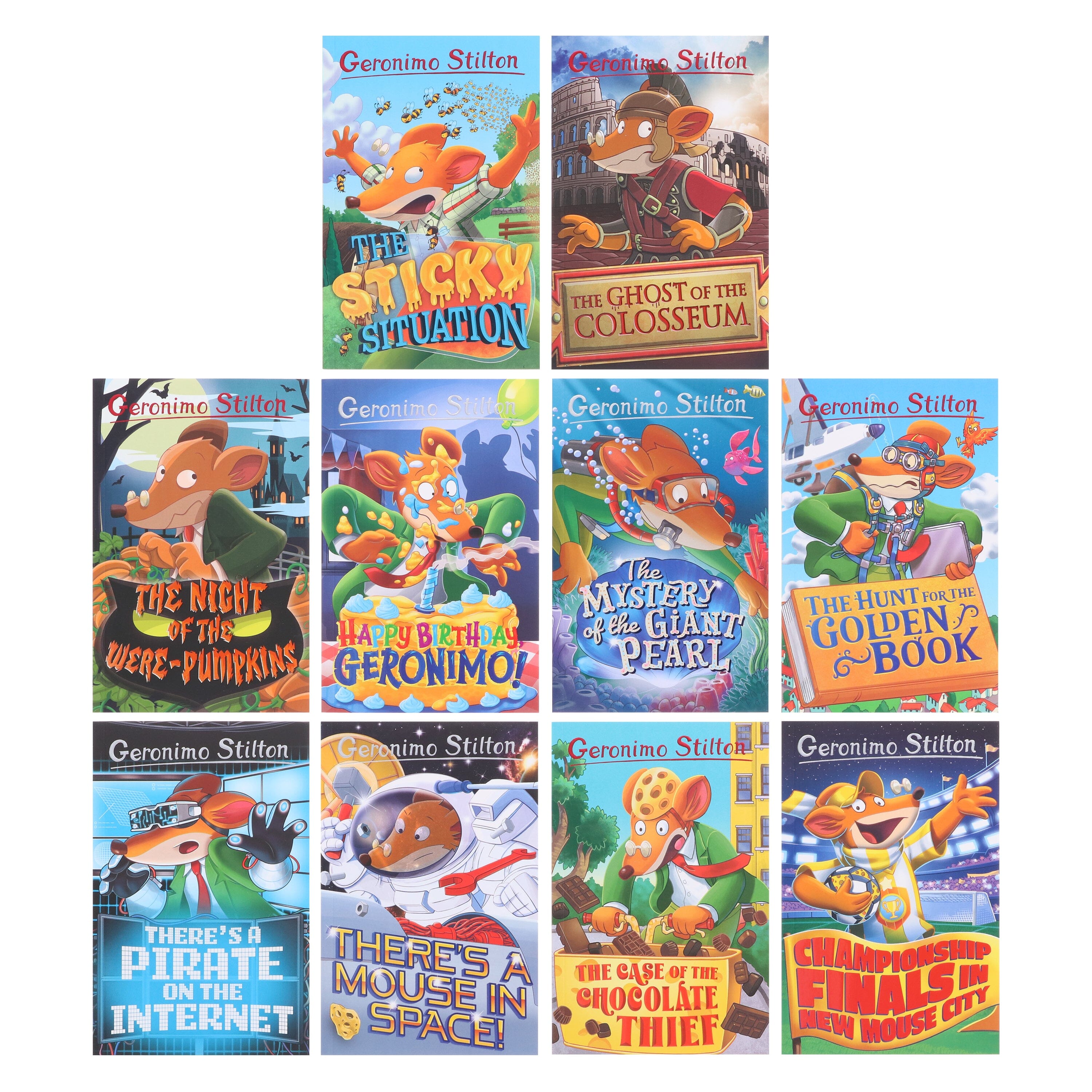Geronimo Stilton The 10 Book Collection (Series 6) Box Set - Ages