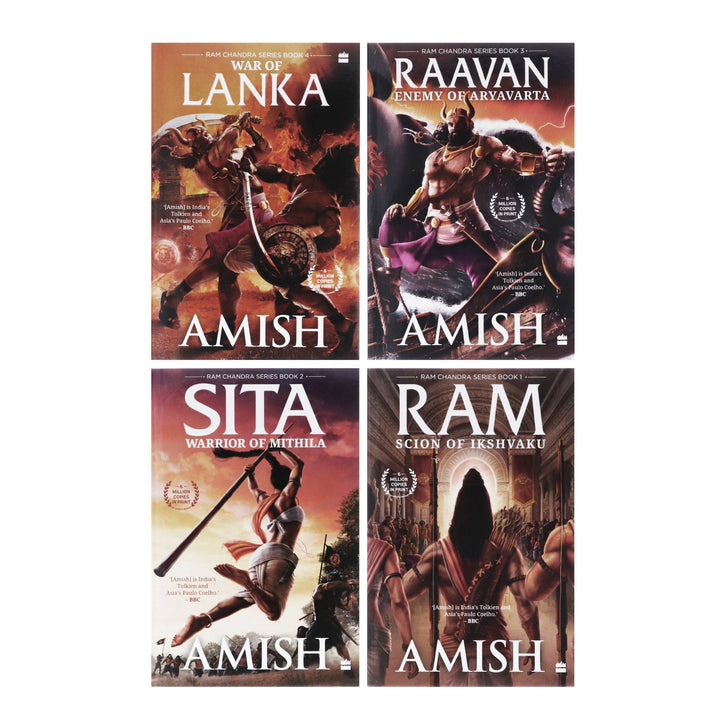 The Ram Chandra Series by Amish Tripathi 4 Books Collection - Fiction - Paperback
