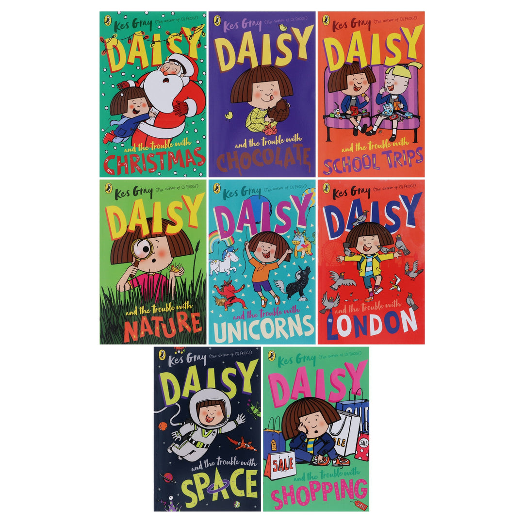 Daisy and the Trouble Series by Kes Gray Illustrated 8 Books Collection Set - Ages 5+ - Paperback