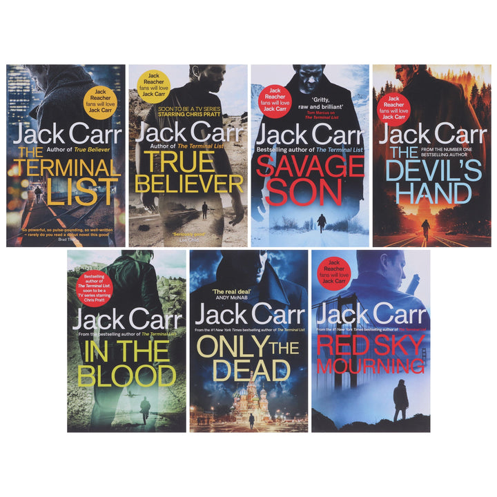 James Reece Series 7 Books Collection Set By Jack Carr - Fiction - Paperback