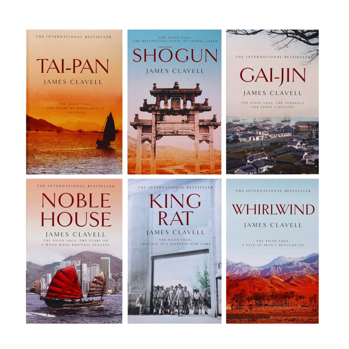 Shogun by James Clavell: The Asian Saga 6 Books Collection Set - Fiction - Paperback