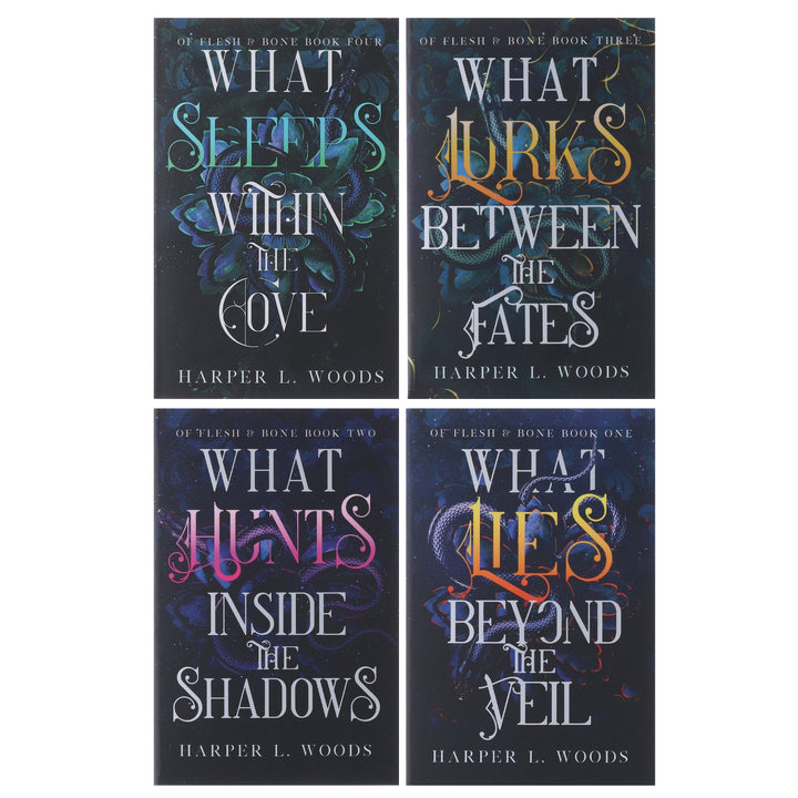 Of Flesh & Bone Series By Harper L. Woods 4 Books Collection Set - Fiction - Paperback