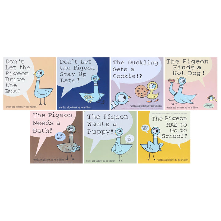 Don't Let the Pigeon Series 7 Books Collection Set By Mo Willems - Age 3-7 - Paperback