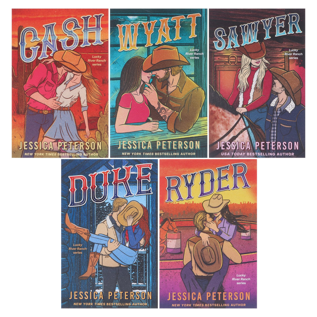 Lucky River Ranch Series by Jessica Peterson 5 Books Collection Set - Fiction - Paperback