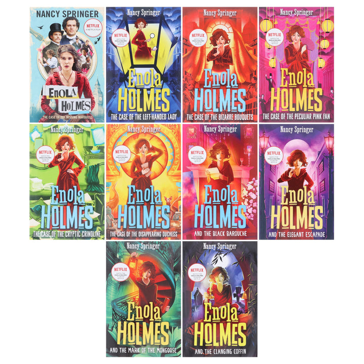 Enola Holmes Mysteries Series By Nancy Springer 10 Books Collection Set - Ages 9+ - Paperback