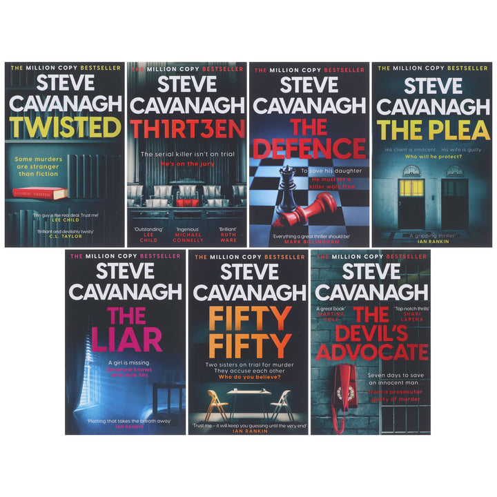 Eddie Flynn Series By Steve Cavanagh 7 Books Collection Set - Fiction - Paperback