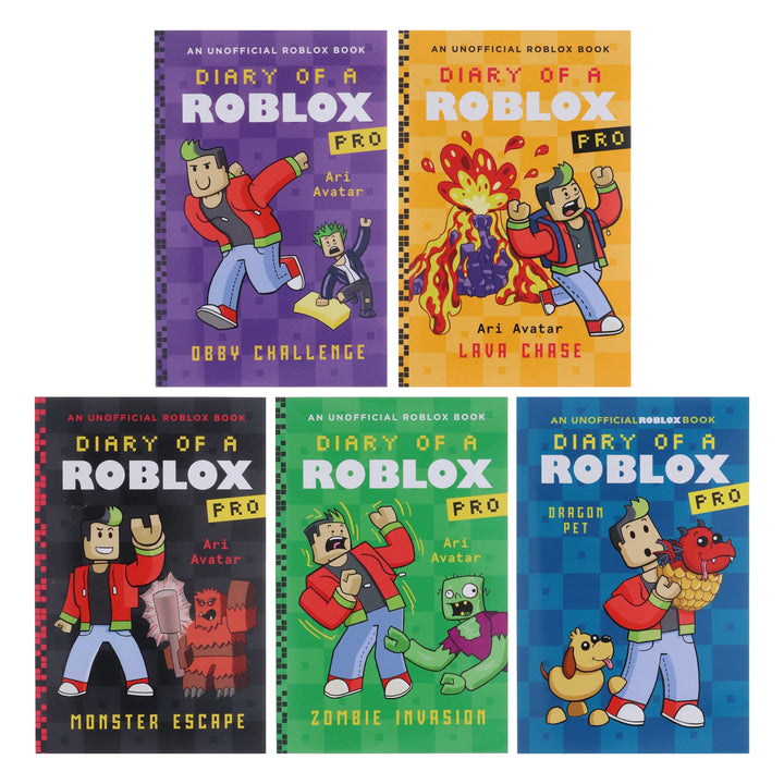 Diary of a Roblox Pro by Ari Avatar 5 Books Collection Set - Ages 7-12 - Paperback