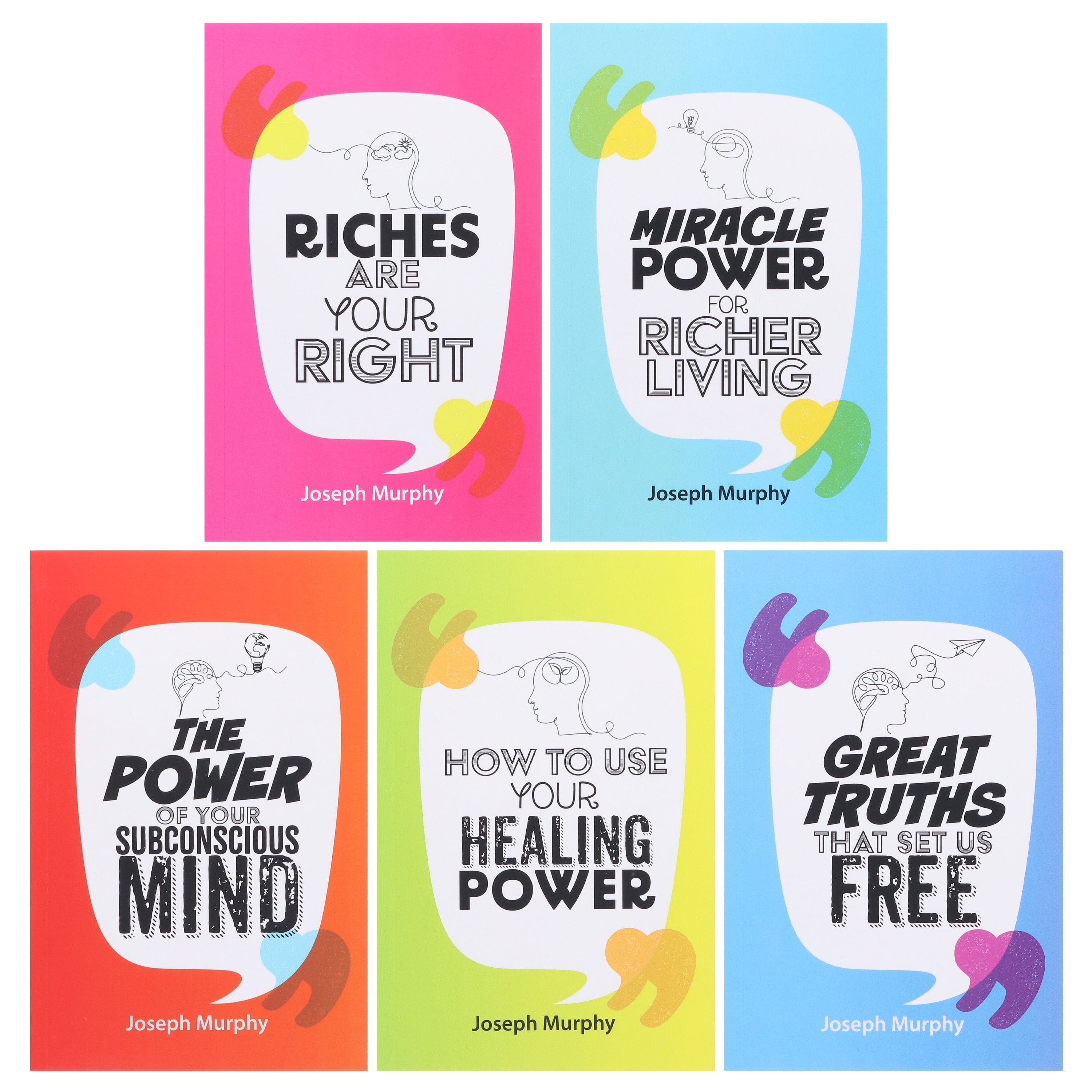 Joseph Murphy Series 5 Books Collection Box Set - Fiction