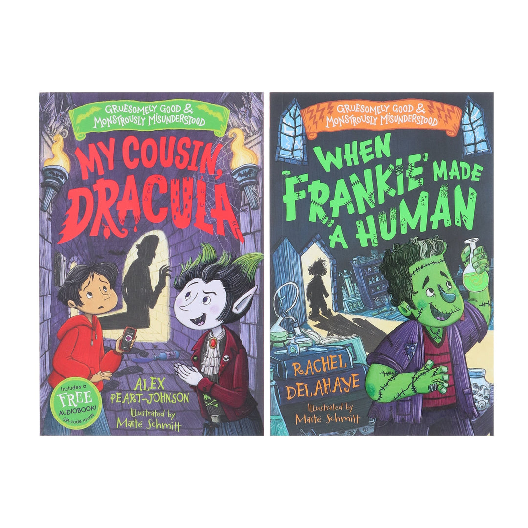 Gruesomely Good and Monstrously Misunderstood by Alex Peart-Johnson & Rachel Delahaye Illustrated 2 Books Collection Set - Ages 7-9 - Paperback