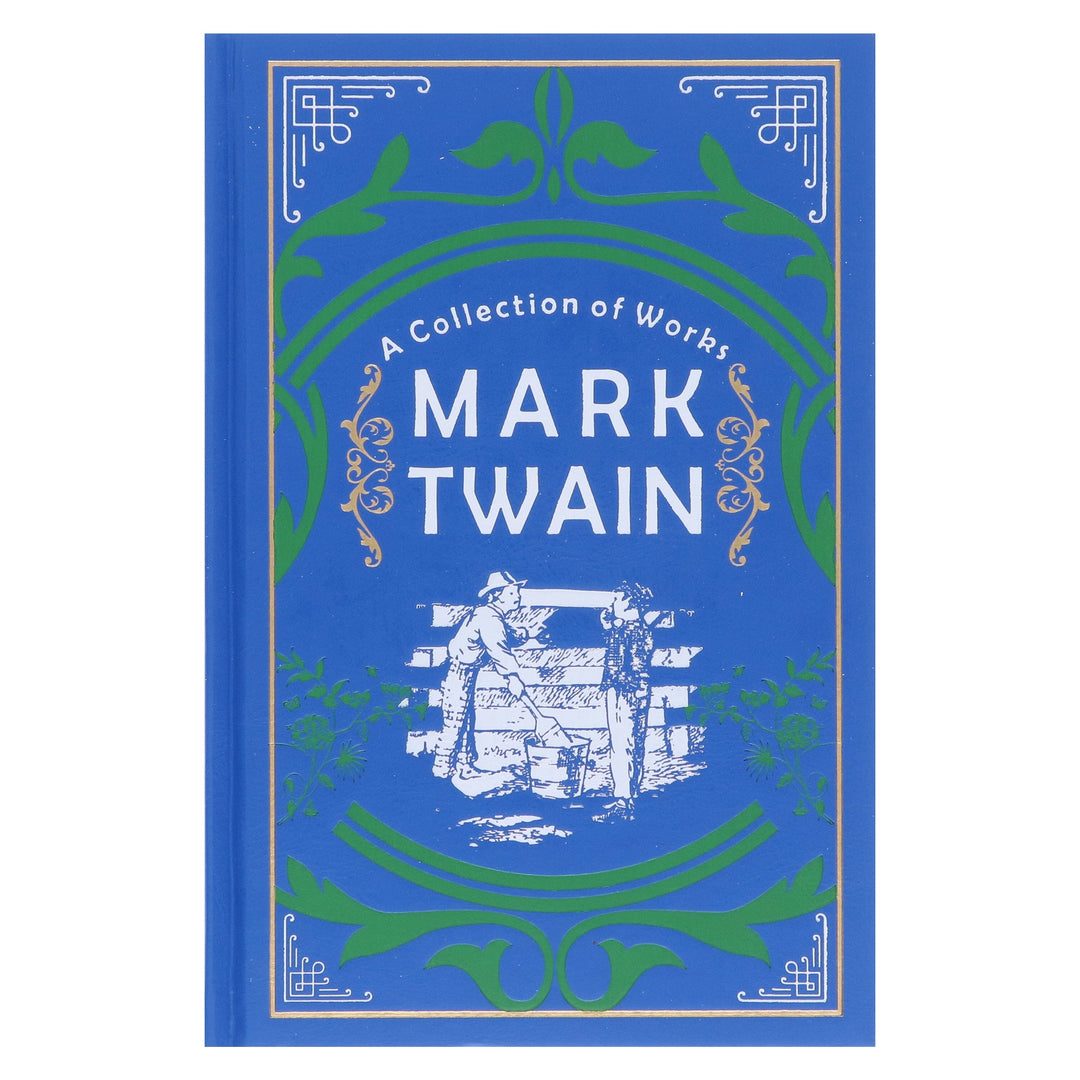 Mark Twain: A Collection of Works - Fiction - Hardback (Leather-bound)