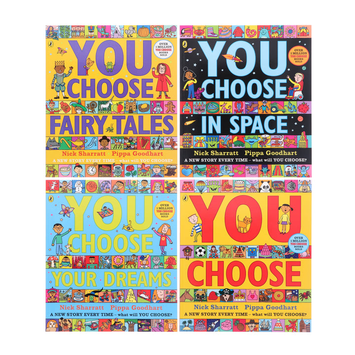 You Choose Series By Pippa Goodhart 4 Books Children's Collection Set - Age 2-6 - Paperback