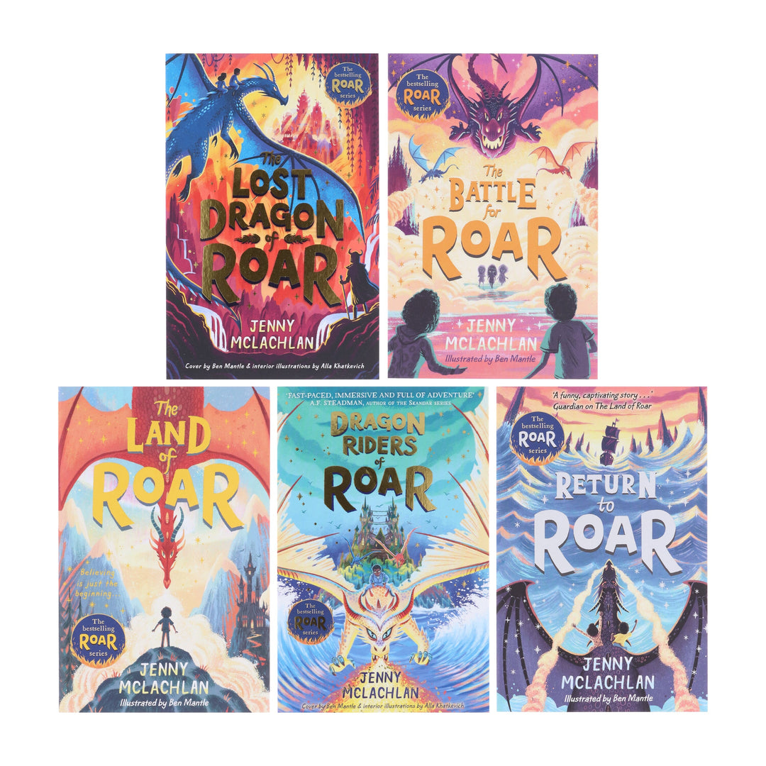 The Land of Roar Series by Jenny McLachlan 5 Books Collection Set - Ages 9-14 - Paperback