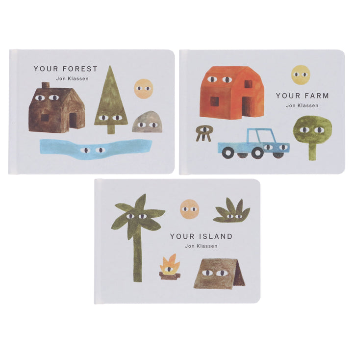 Your Places: A Trio of Board Books for the Youngest of Children by Jon Klassen 3 Books Collection Set - Ages 2-7 - Board Book