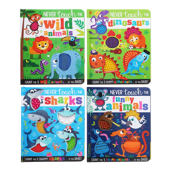 Never Touch The Animals Gift Set 4 Books Collection - Ages 1+ - Board Book 0-5 Make Believe Ideas