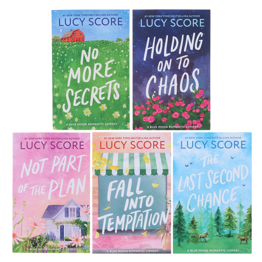 A Blue Moon Romantic Comedy Series by Lucy Score 5 Books Collection Set - Fiction - Paperback