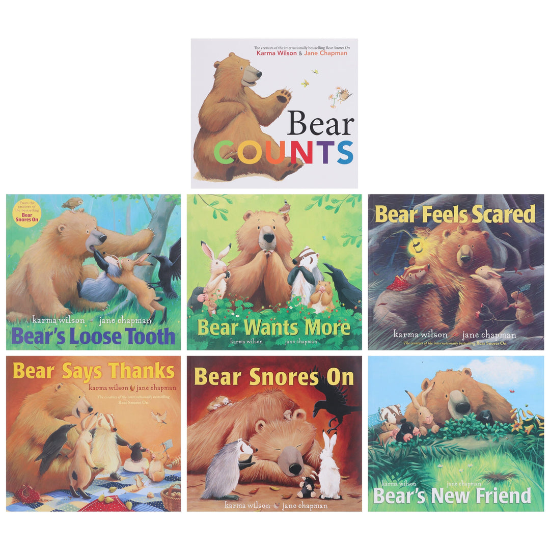 The Bear Books By Karma Wilson 7 Picture Books Collection Set - Ages 2-6 - Paperback