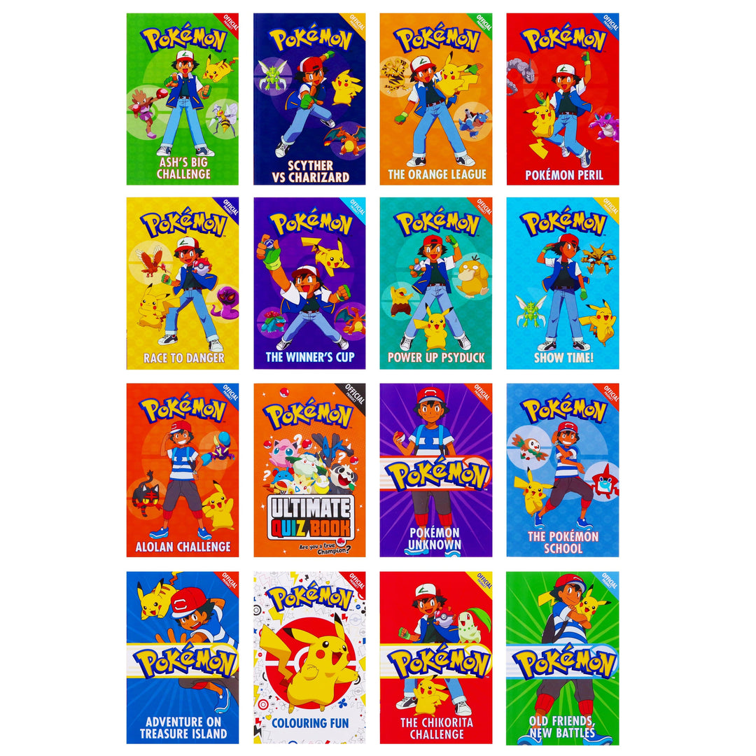 Pokemon Colossal Collection 16 Books Box Set By Tracey West - Ages 5-8 - Paperback 5-7 Orchard Books