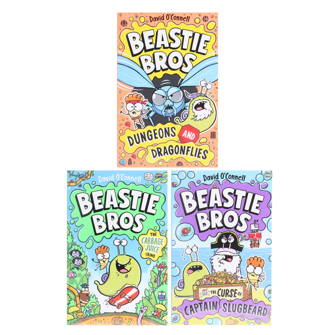 Beastie Bros Series by David O'Connell Illustrated 3 Books Collection Set - Ages 7+ - Paperback