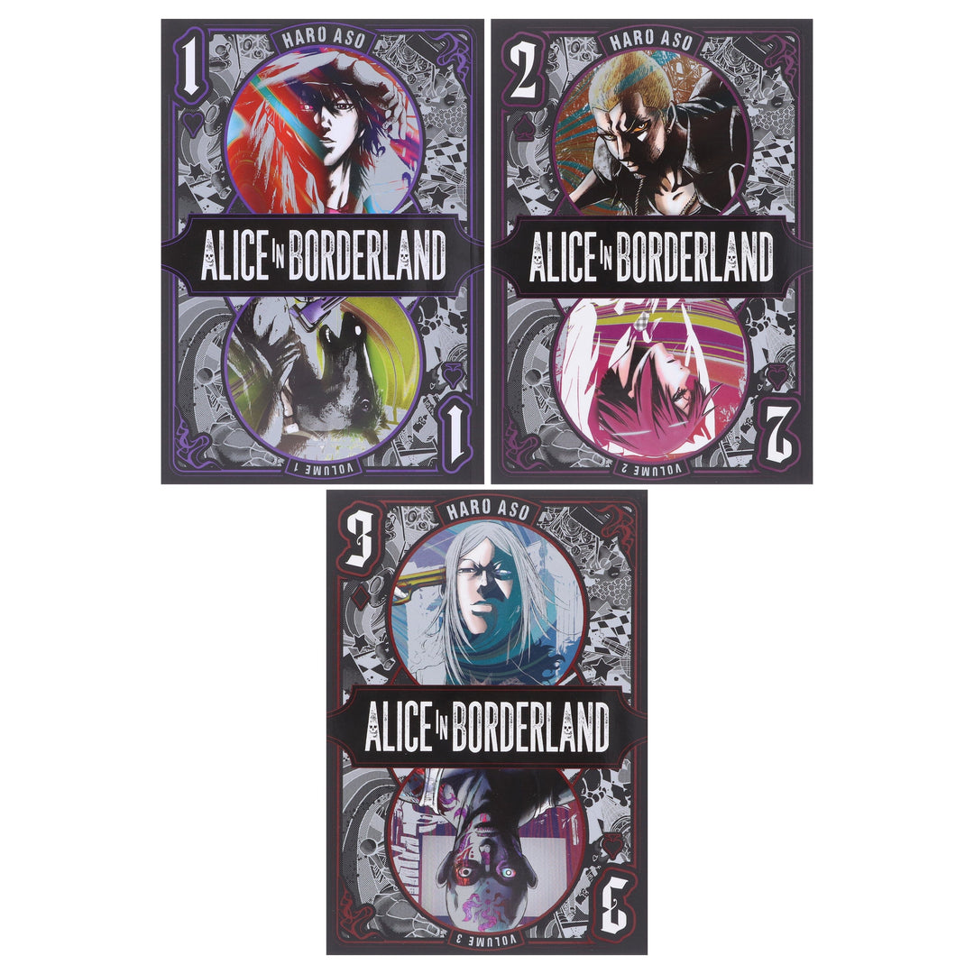 Alice in Borderland (Vol. 1-3) by Haro Aso 3 Books Collection Manga Set - Fiction - Paperback