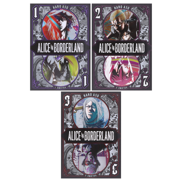 Alice in Borderland (Vol. 1-3) by Haro Aso 3 Books Collection Manga Set - Fiction - Paperback