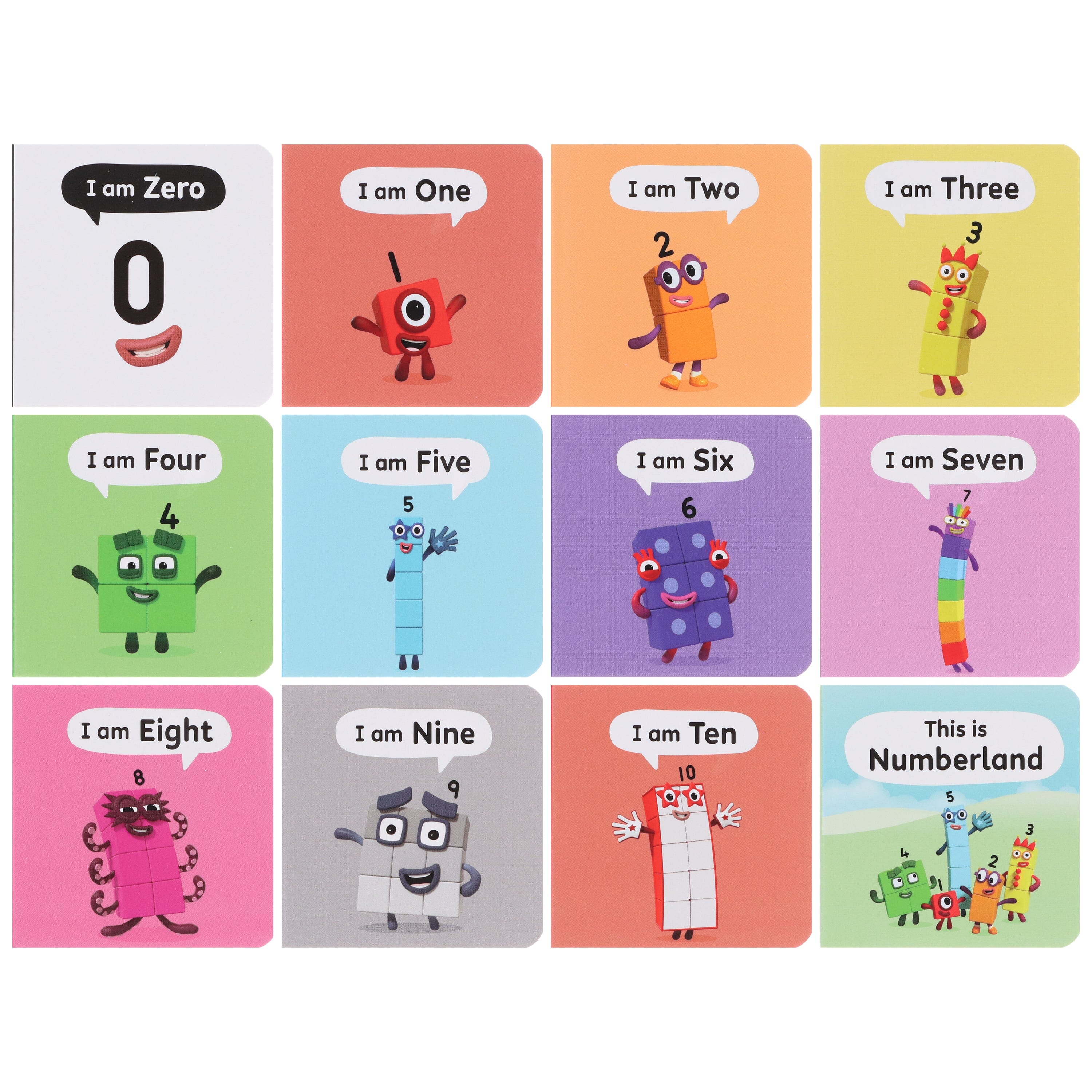 A Case of Numberblocks 12 Mini Books Collection Box Set - Ages 0-5