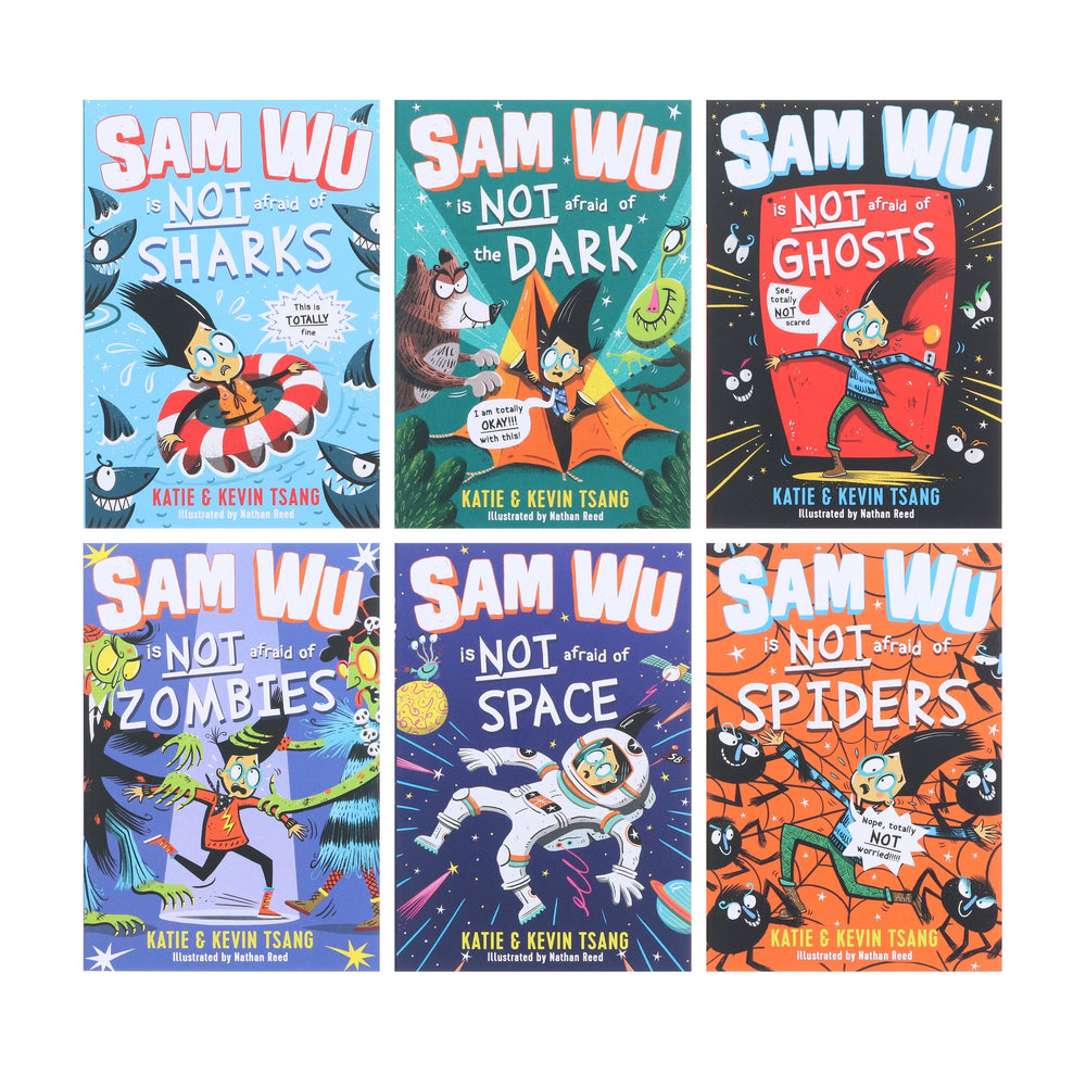 Sam Wu 6 Books Collection Box Set by Katie & Kevin Tsang - Ages 6 years and up - Paperback 7-9 Dean