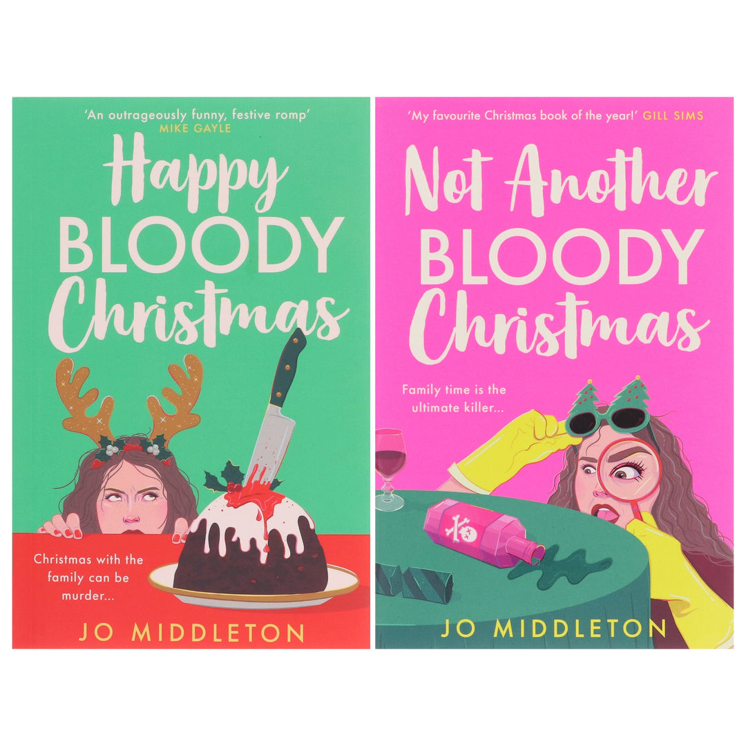 Christmas Murder Mysteries by Jo Middleton 2 Books Collection Set - Fiction - Paperback