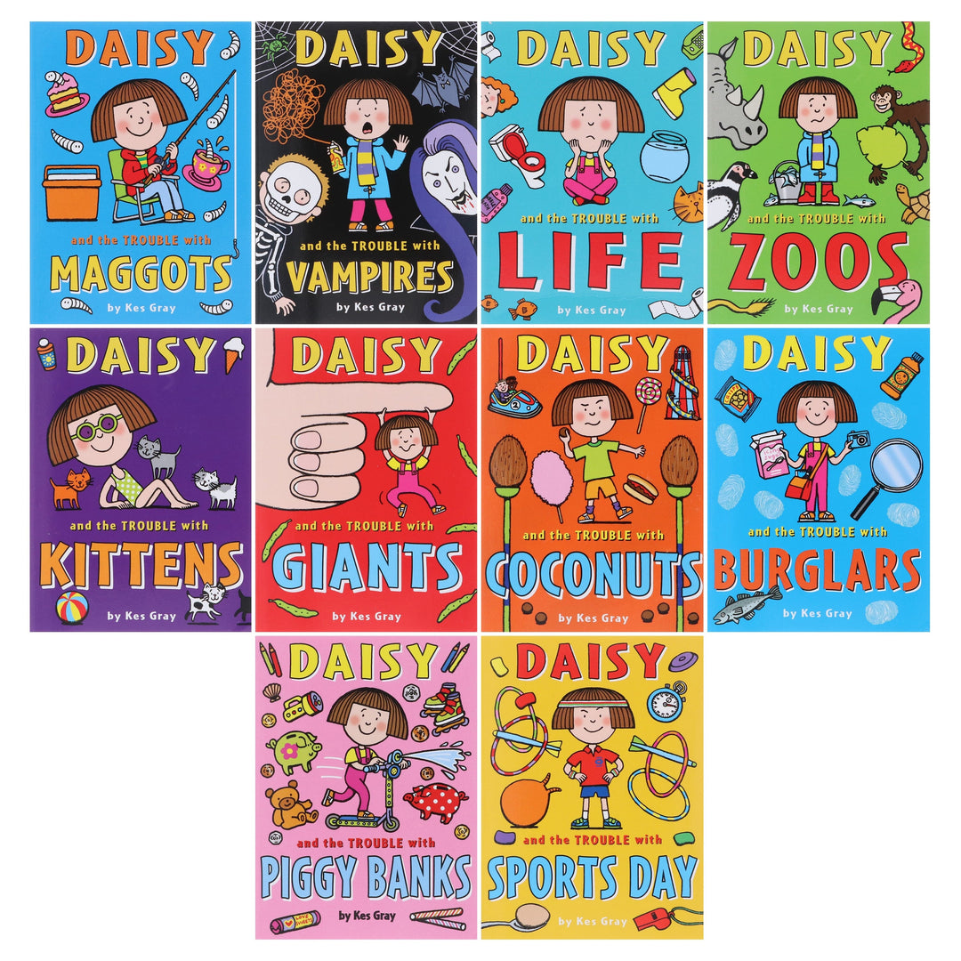 Daisy & The Trouble With Kittens By Kes Gray 10 Books Collection Set - Ages 9-14 - Paperback
