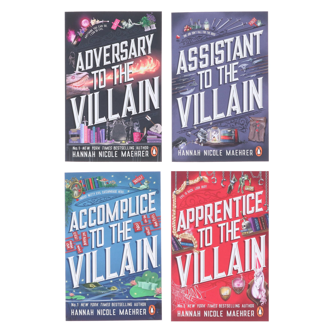 Assistant and the Villain Series By Hannah Nicole Maehrer 4 Books Collection Set - Fiction - Paperback