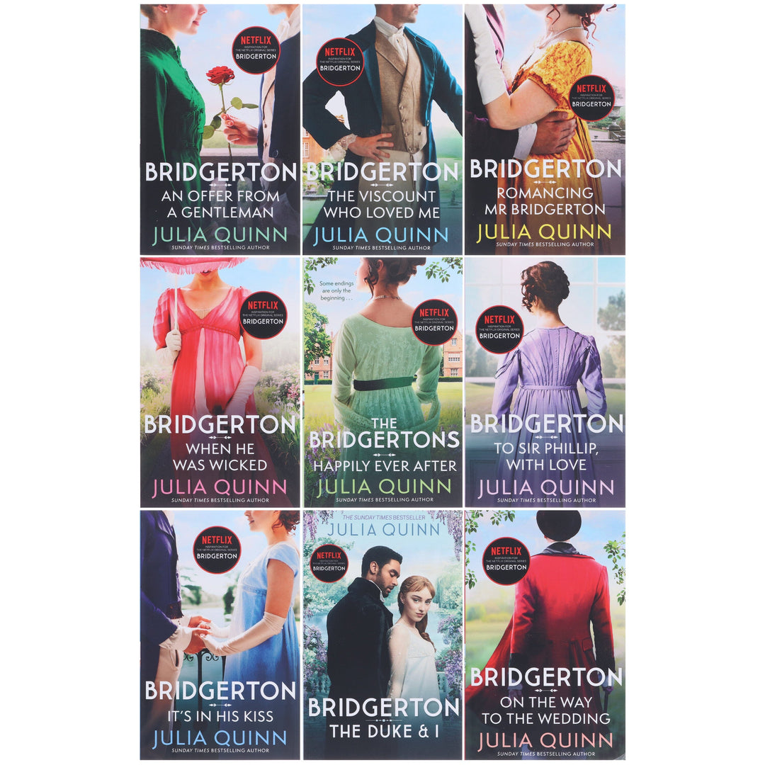 Bridgerton Complete Collection (Book 1-9) by Julia Quinn: 9 Books Box Set - Fiction - Paperback