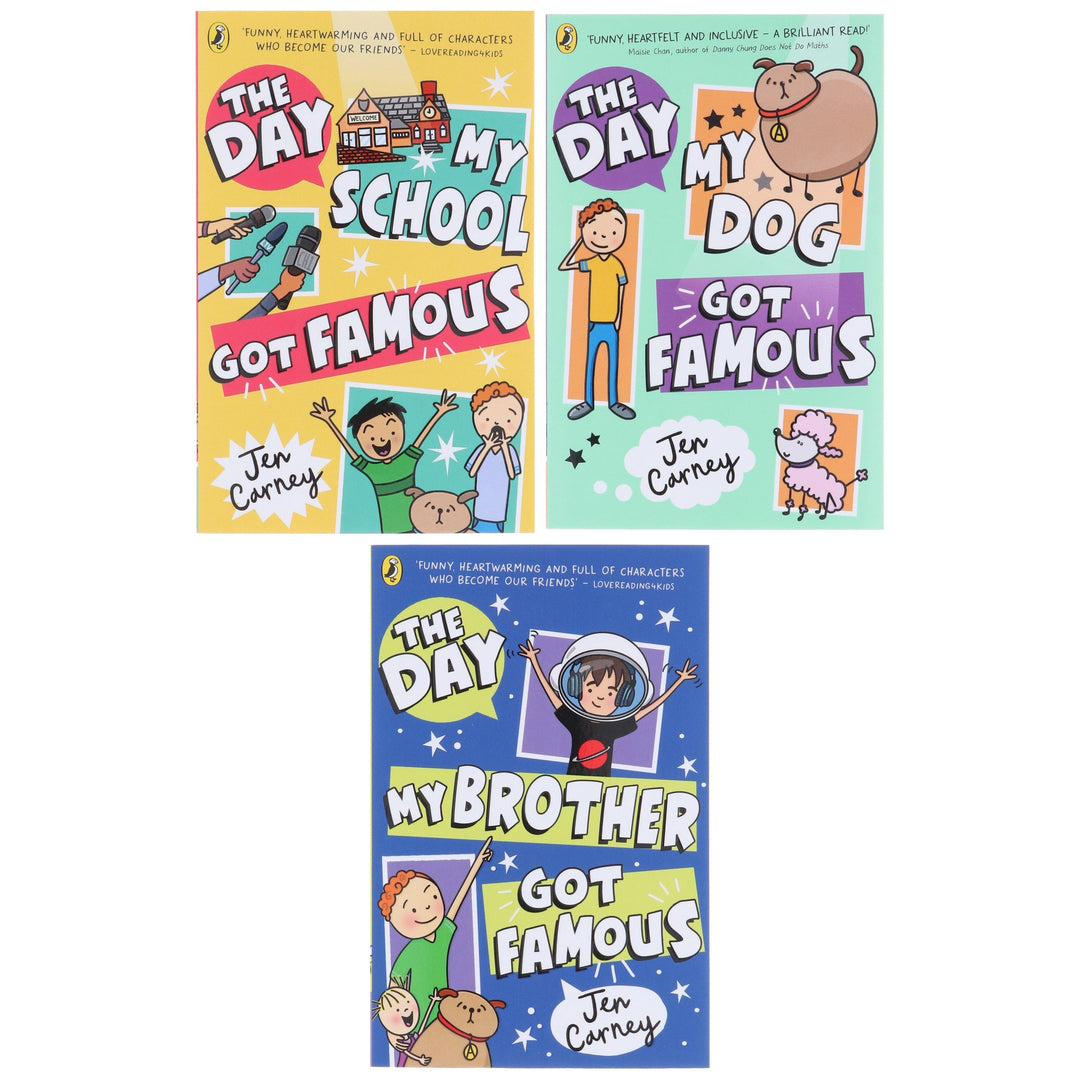 The Famous Series by Jen Carney 3 Books Collection Set - Ages 8+ - Paperback