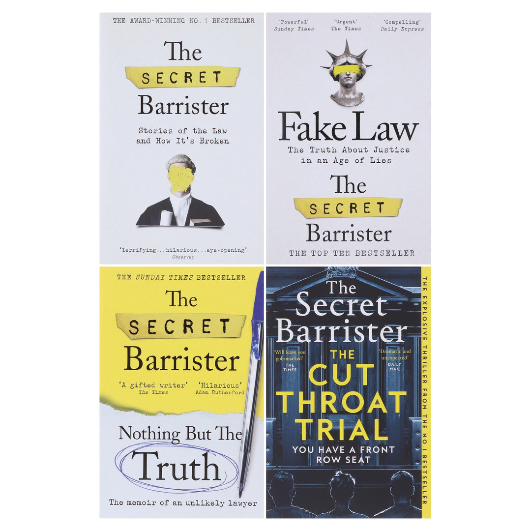 The Secret Barrister Collection 4 Books Set - Non Fiction - Paperback