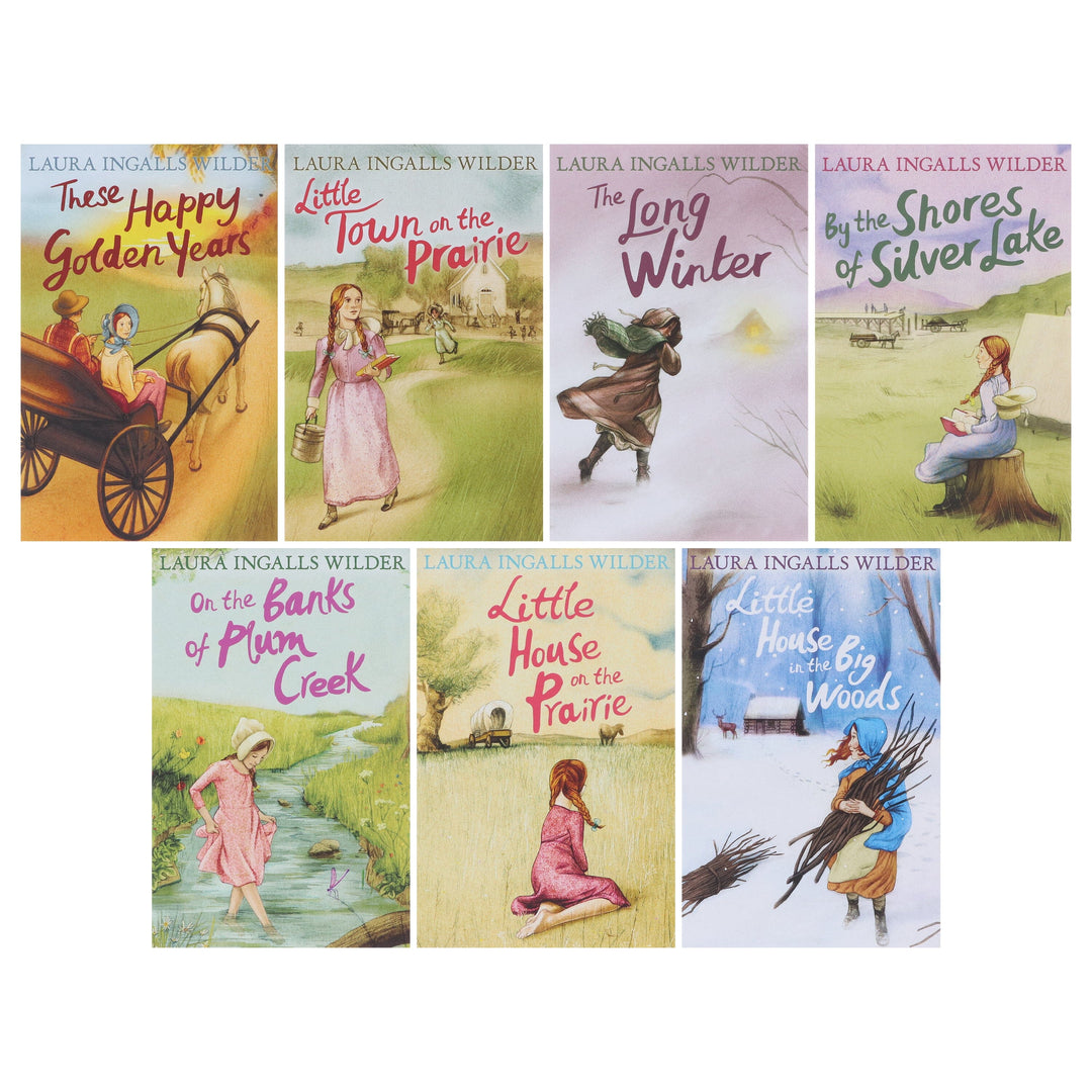 Little House on the Prairie by Laura Ingalls Wilder 7 Books Collection Set - Ages 8-12 - Paperback