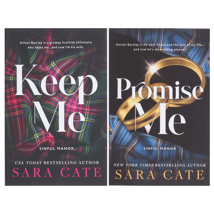 Sinful Manor Series by Sara Cate 2 Books Collection Set - Fiction - Paperback