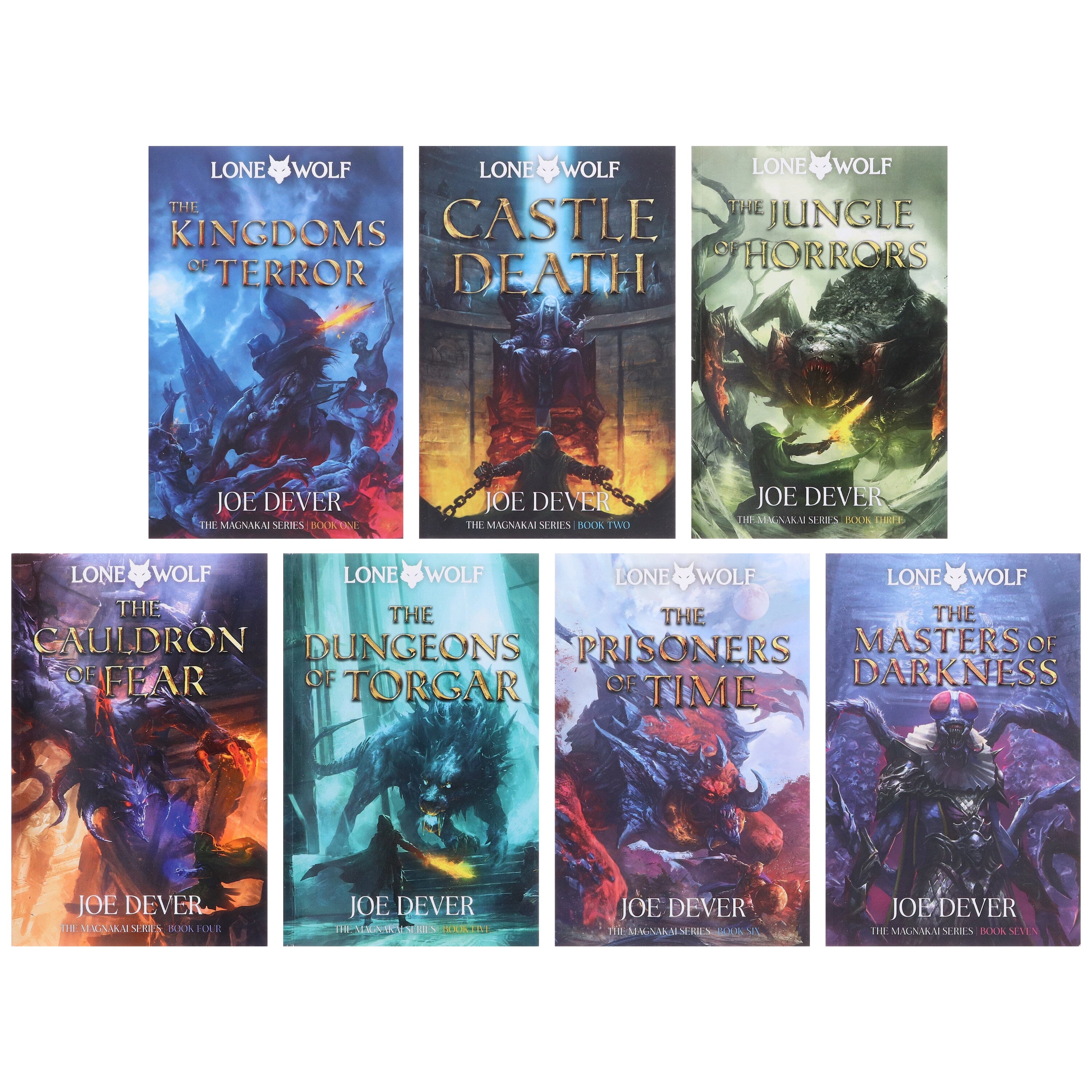 Lone Wolf Series by Joe Dever (Books 6-12) Collection 7 Books Set