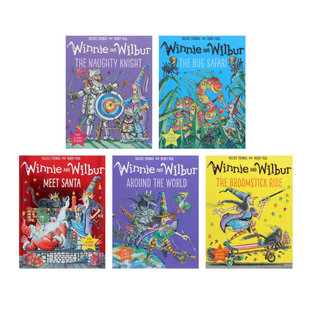 Winnie and Wilbur By Valerie Thomas 5 Picture Books Collection Set - Ages 2-6 - Paperback