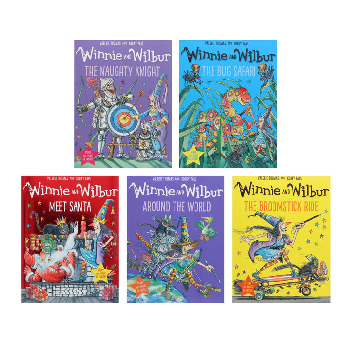 Winnie and Wilbur By Valerie Thomas 5 Picture Books Collection Set - Ages 2-6 - Paperback