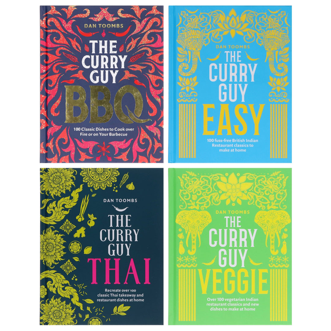 The Curry Guy Collection By Dan Toombs 4 Books Set - Non Fiction - Hardback