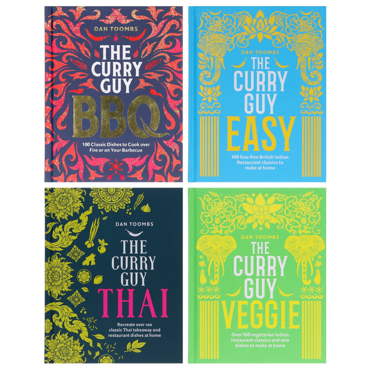 The Curry Guy Collection By Dan Toombs 4 Books Set - Non Fiction - Hardback