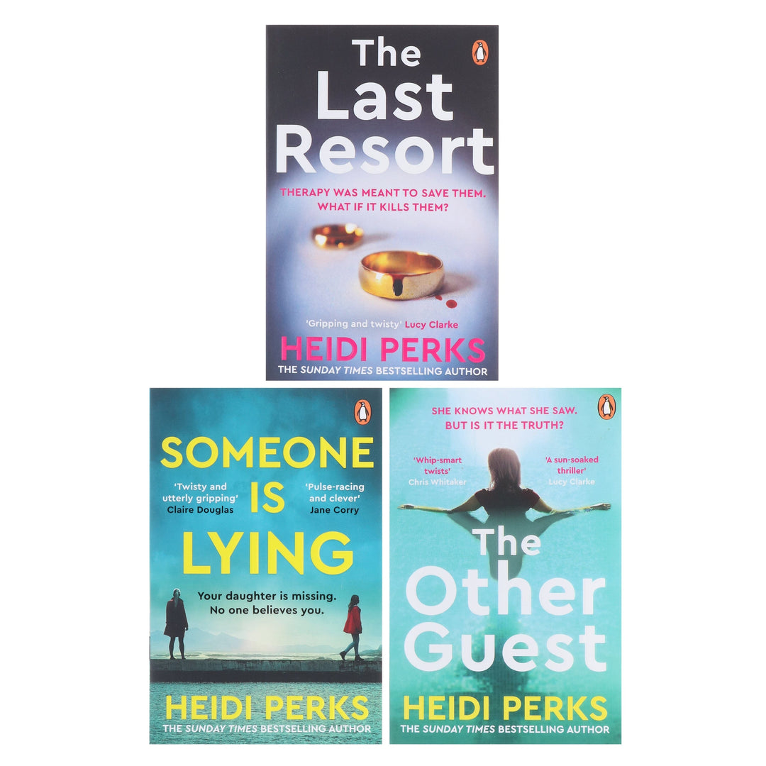 The Other Guest, The Last Resort & Someone Is Lying by Heidi Perks: 3 Books Set - Fiction - Paperback