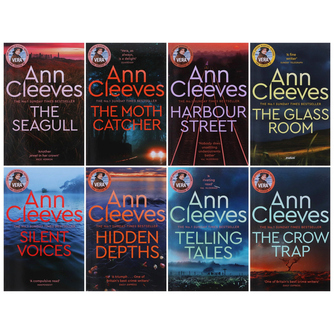 Vera Stanhope by Ann Cleeves 8 Books Collection Set - Fiction - Paperback