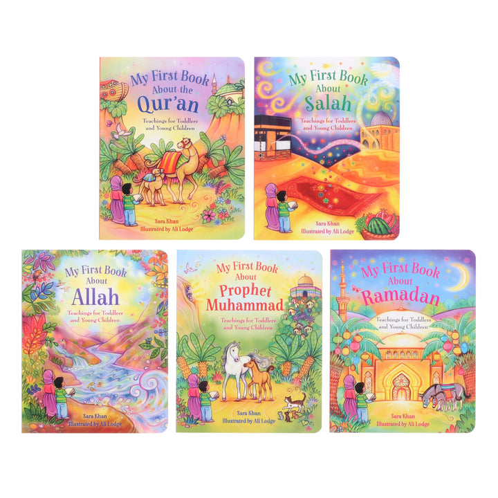 My First Books About Islam by Sara Khan 5 Books Collection Set - Ages 3+ - Board Book 0-5 Kube Publishing