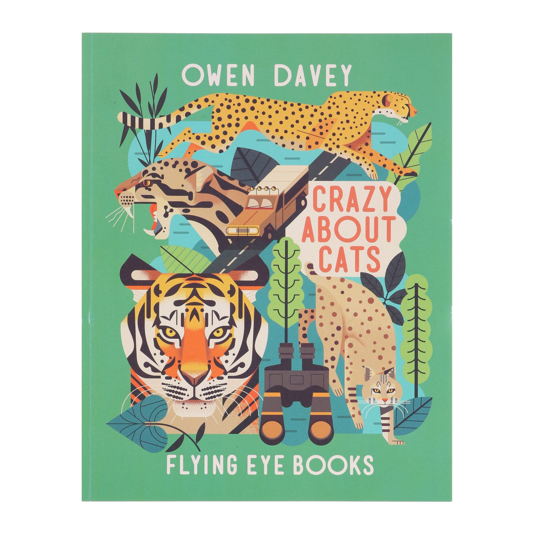Crazy About Cats by Owen Davey (About Animals Series) - Ages 7+ - Paperback