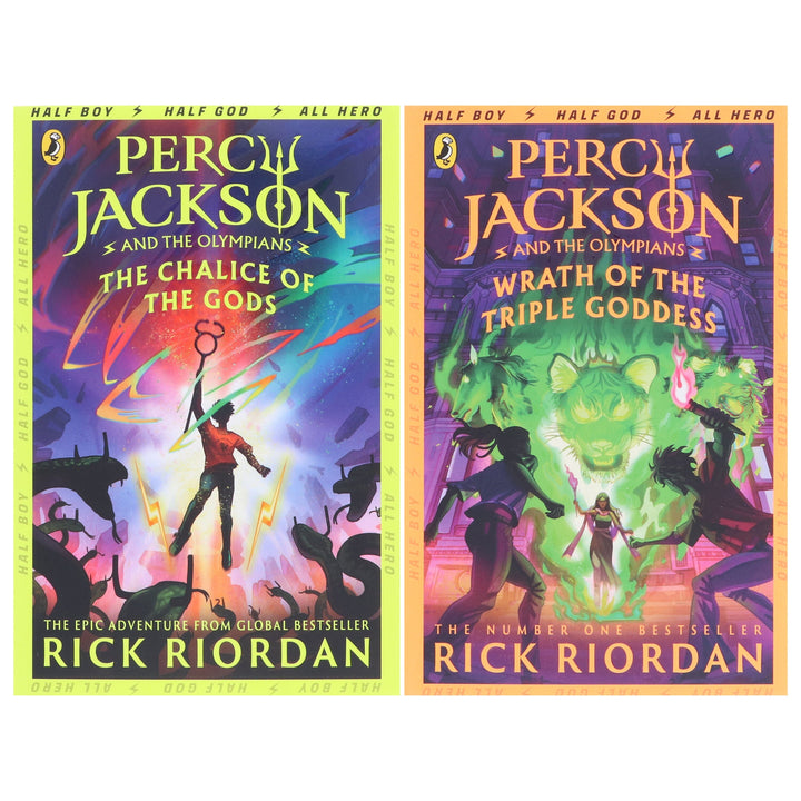 Percy Jackson And The Olympians Series (Book 6&7) by Rick Riordan 2 Books Collection Set - Ages 9+ - Paperback