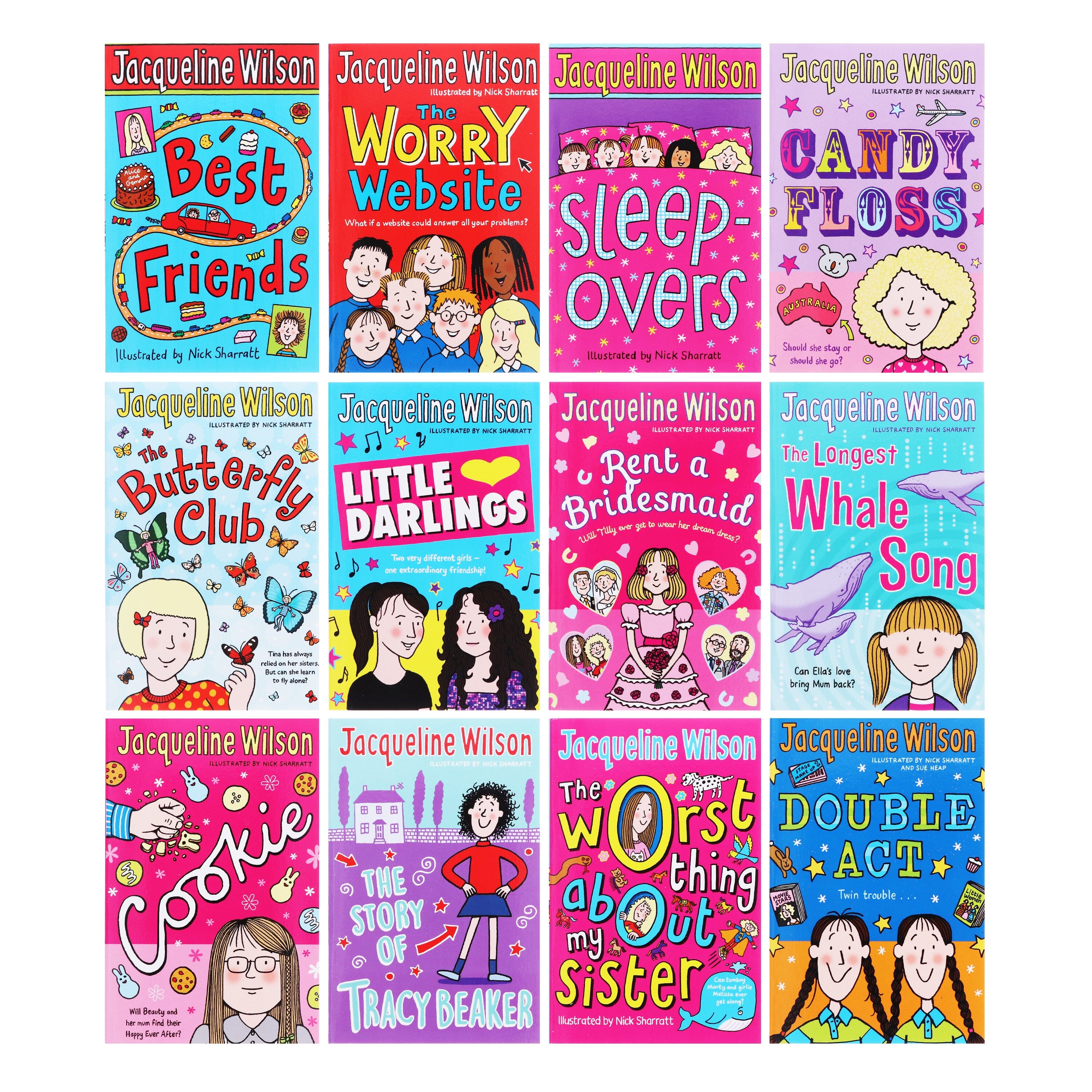 Jacqueline Wilson 12冊 洋書多読 Jacqueline Wilson Collection 12 Books Set - Ages 9-14 - Paperback