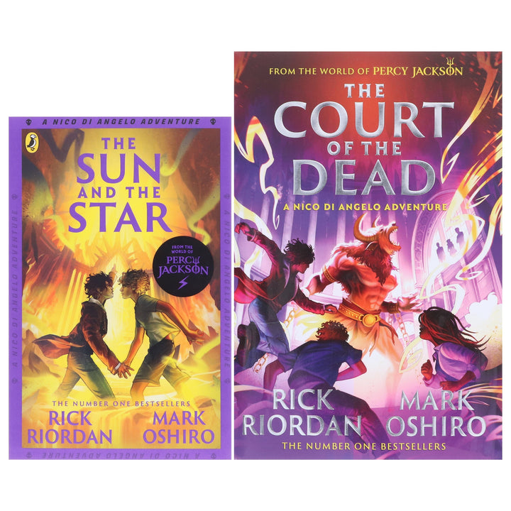 A Nico di Angelo Adventures Series by Rick Riordan & Mark Oshiro 2 Books Collection Set - Ages 9-17 - Paperback/Hardback