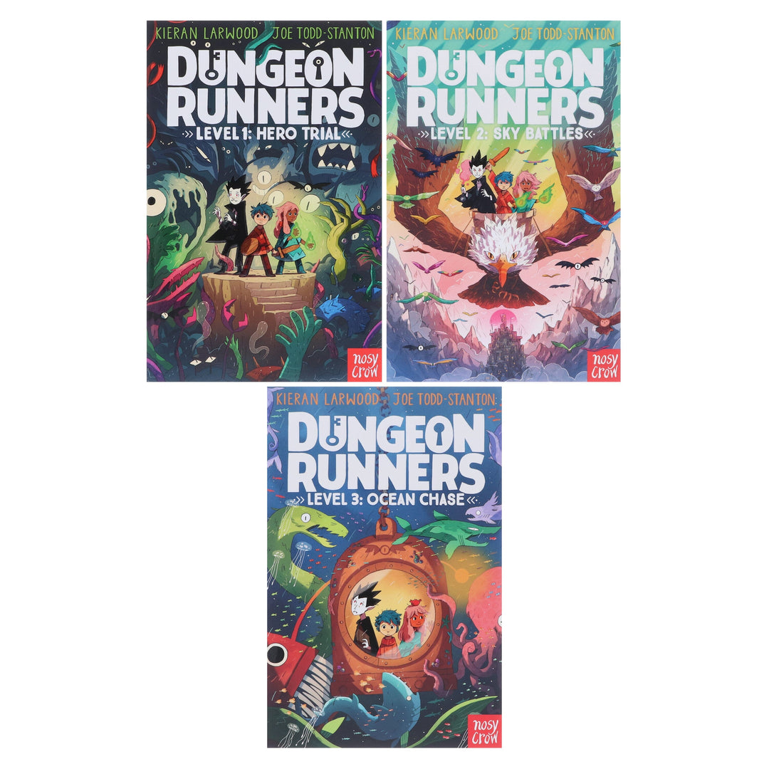 Dungeon Runners Series By Kieran Larwood: Illustrated 3 Books Collection Set - Ages 7-9 - Paperback