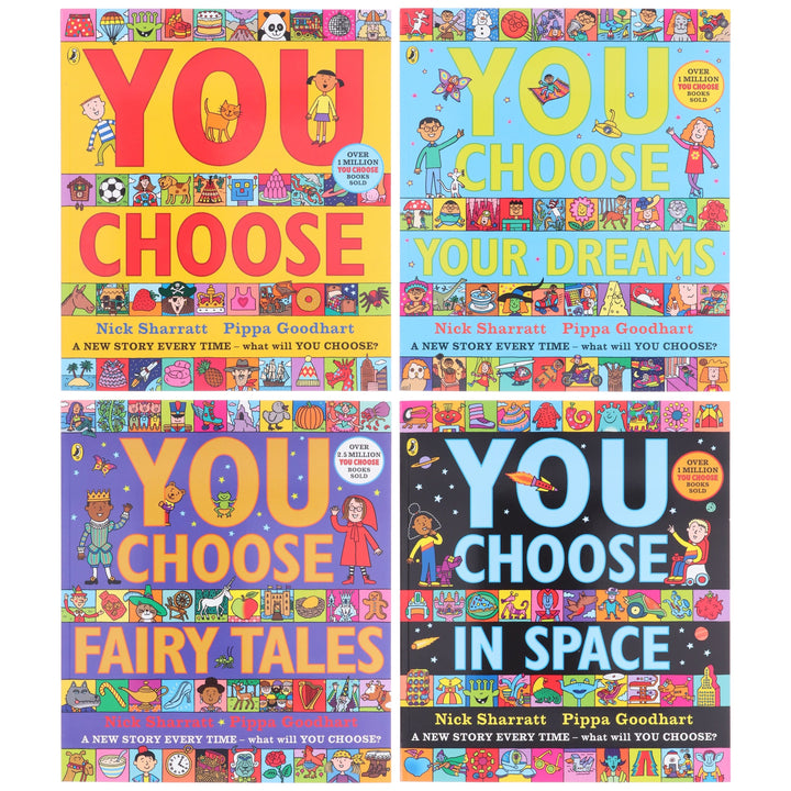 You Choose Series By Pippa Goodhart 4 Books Children's Collection Set - Age 3-7 - Paperback