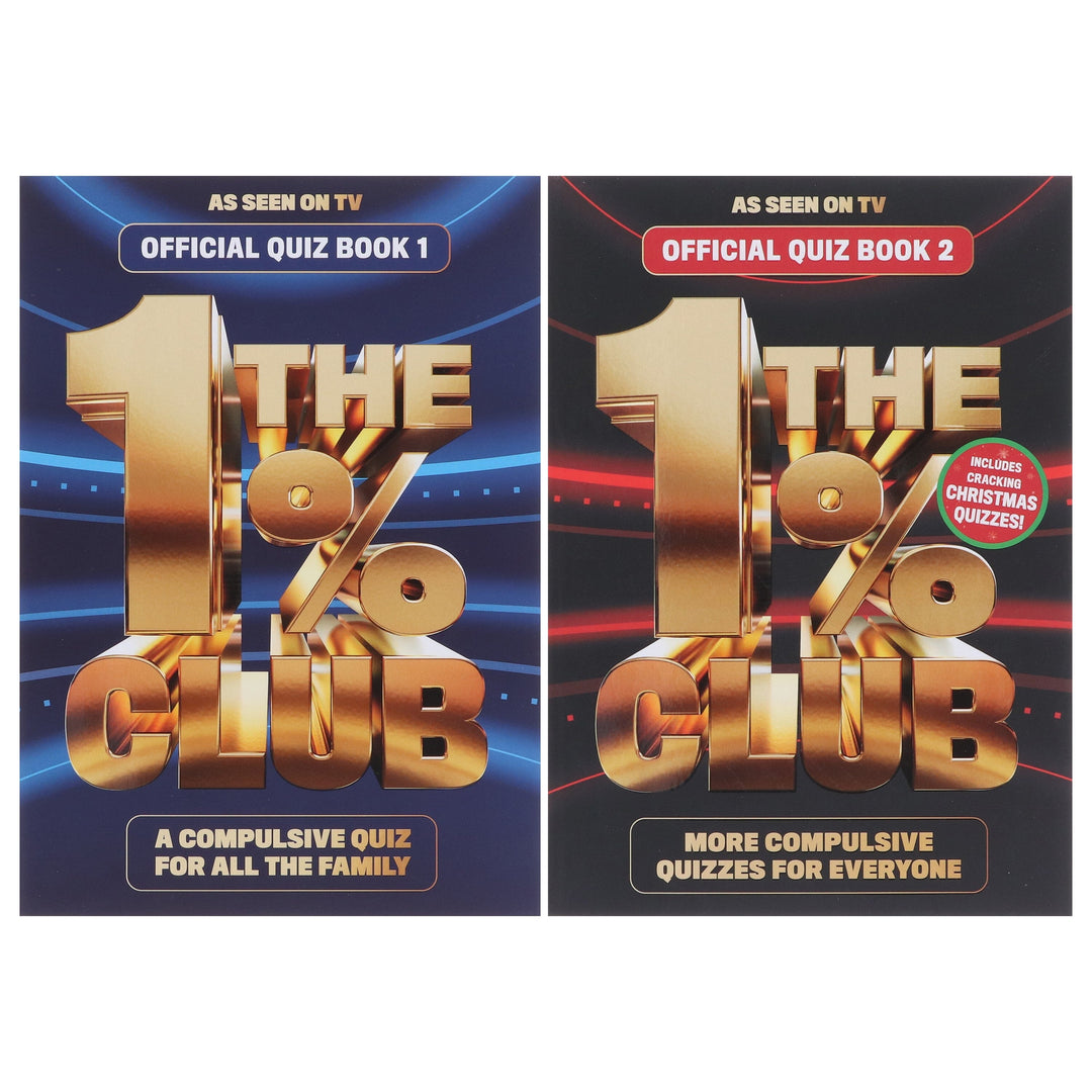The 1% Club Official Quiz (Book 1&2) by BBC Studios 2 Books Collection Set - Non Fiction - Paperback